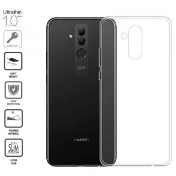 Permatomas silikoninis dėkliukas 1.0 mm. (Huawei Mate 20 Lite)